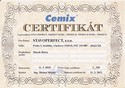 Certifikt - Cemix
