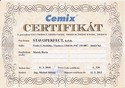 Certifikt - Cemix